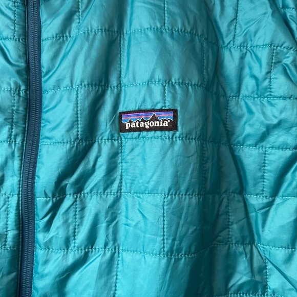 Patagonia Men's Nano Puff Vest in Turquoise Size 3XL - Picture 4 of 8